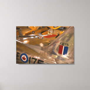 Canada, Alberta, Calgary: Aero Space Museum of Canvas Print