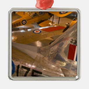 Canada, Alberta, Calgary: Aero Space Museum of Metal Tree Decoration