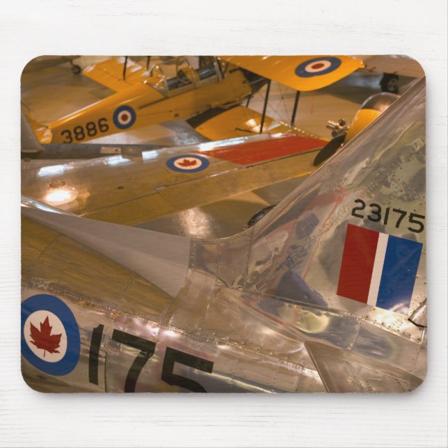 Canada, Alberta, Calgary: Aero Space Museum of Mouse Mat (Front)