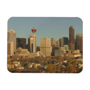 Canada, Alberta, Calgary: City Skyline from 2 Magnet
