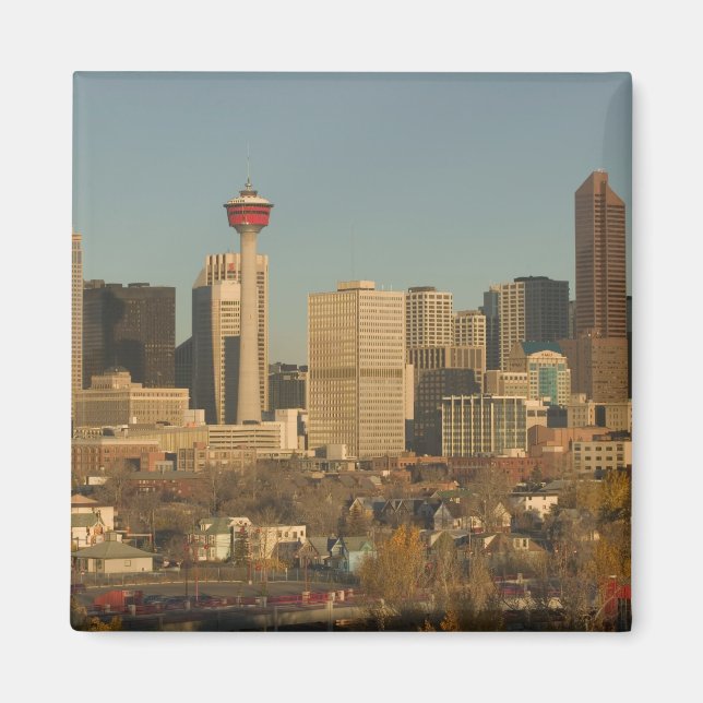 Canada, Alberta, Calgary: City Skyline from 2 Magnet (Front)