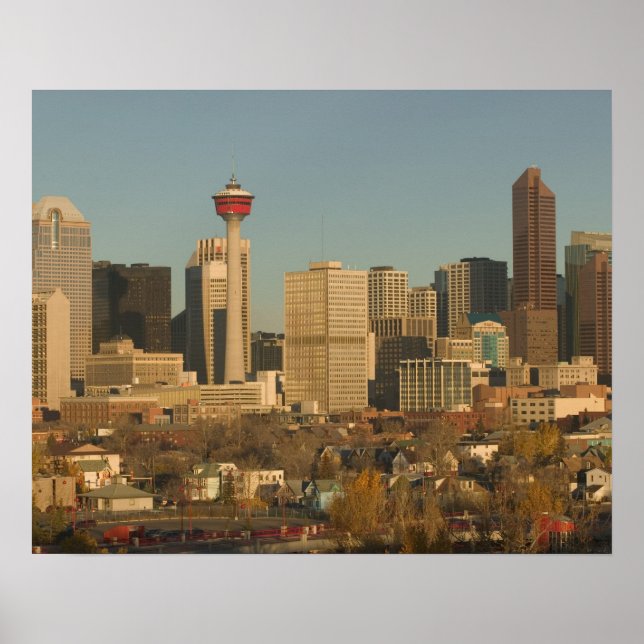 Canada, Alberta, Calgary: City Skyline from 2 Poster (Front)