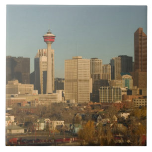 Canada, Alberta, Calgary: City Skyline from 2 Tile