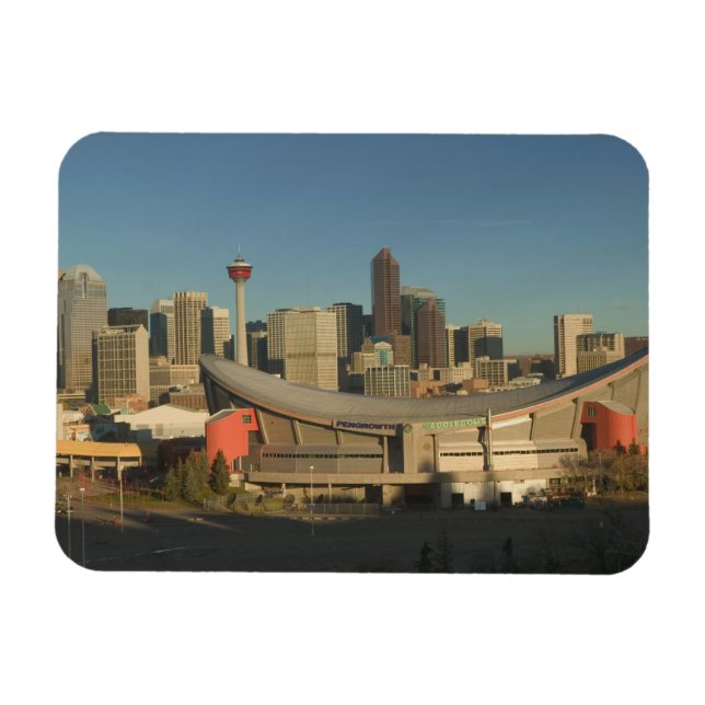 Canada, Alberta, Calgary: City Skyline from 3 Magnet (Horizontal)