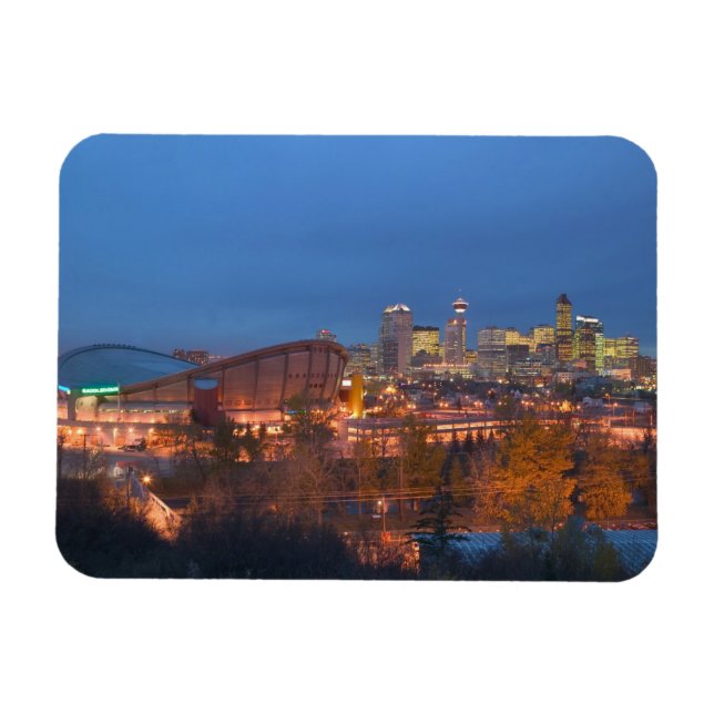 Canada, Alberta, Calgary: City Skyline from 4 Magnet (Horizontal)