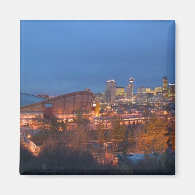 Canada, Alberta, Calgary: City Skyline from 4 Magnet (Front)