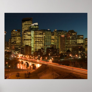Canada, Alberta, Calgary: Downtown Calgary, Poster