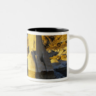 Canada, Alberta, Drumheller. Hoodoos. Two-Tone Coffee Mug