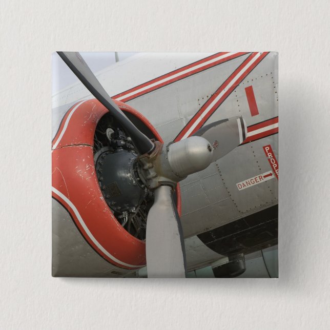 Canada, Alberta, Edmonton: Alberta Aviation 15 Cm Square Badge (Front)
