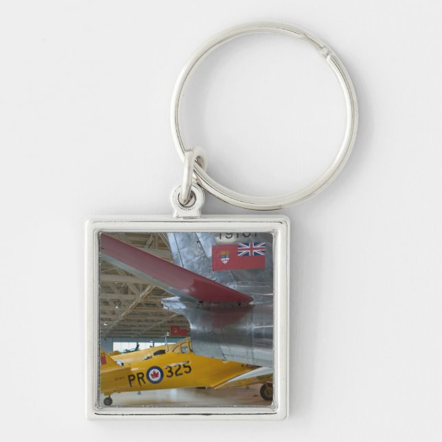 Canada, Alberta, Edmonton: Alberta Aviation 2 Key Ring (Front)