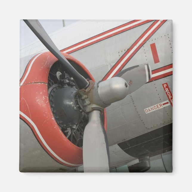 Canada, Alberta, Edmonton: Alberta Aviation Magnet (Front)