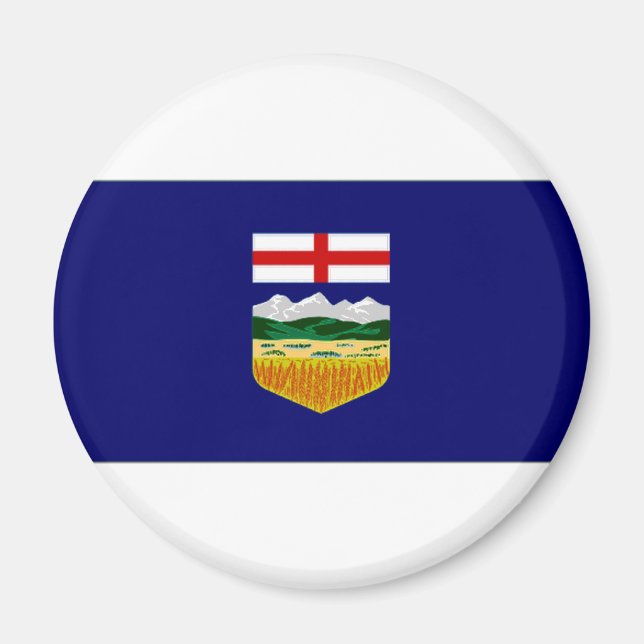 Canada Alberta Flag Magnet (Front)