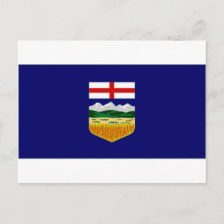 Canada Alberta Flag Postcard