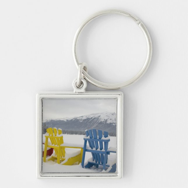 Canada, Alberta, Jasper, Jasper NP. Fairmont Key Ring (Front)