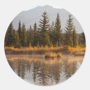Canada, Alberta, Jasper National Park Classic Round Sticker