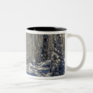 Canada, Alberta, Jasper National Park. Two-Tone Coffee Mug