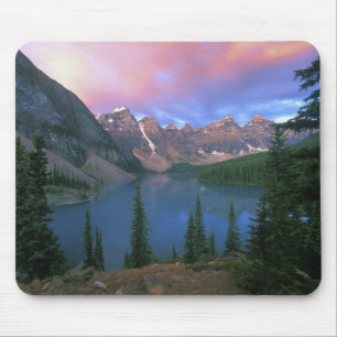 Canada, Alberta, Lake Moraine at Dawn, Banff Mouse Mat
