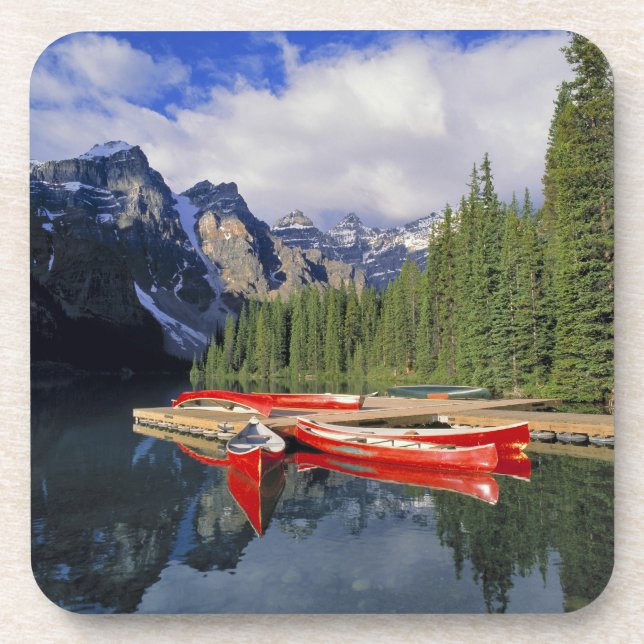 Canada, Alberta, Moraine Lake. The glassy Coaster (Front)