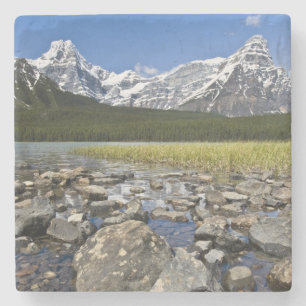 Canada, Alberta, Rocky Mountains, Banff National Stone Coaster
