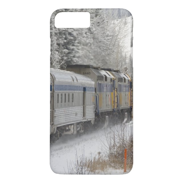 Canada, Alberta. VIA Rail Snow Train between Case-Mate iPhone Case (Back)