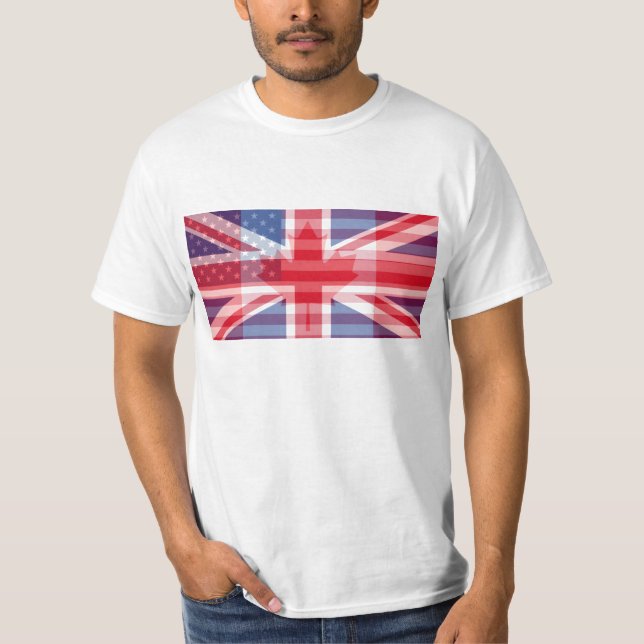 Canada. America. The UK. All in One T-Shirt (Front)