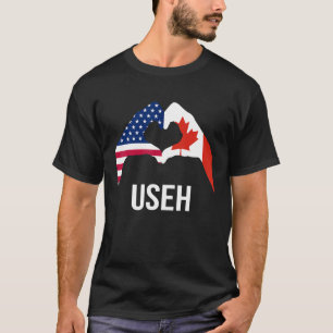 Canada American Flag Us Eh T-Shirt