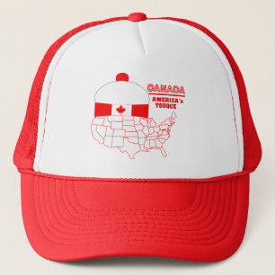 Canada -America's Cool Tuque Trucker Hat