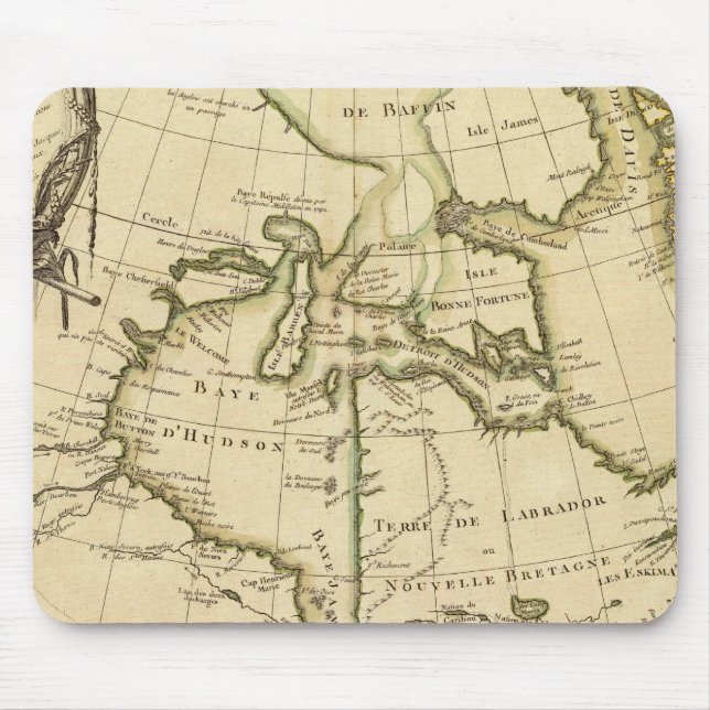Canada and Greenland Mouse Mat (Front)