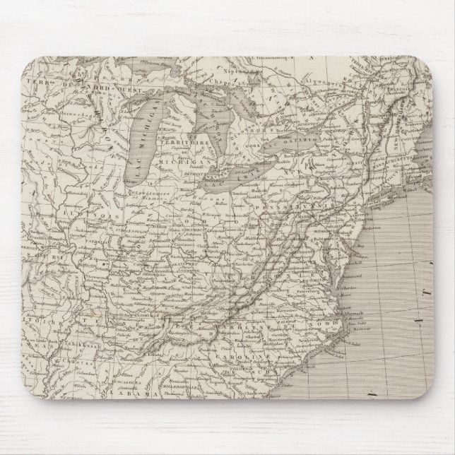 Canada and the United States Mouse Mat (Front)