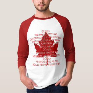Canada Anthem Jersey Women's Souvenir Canada Shirt