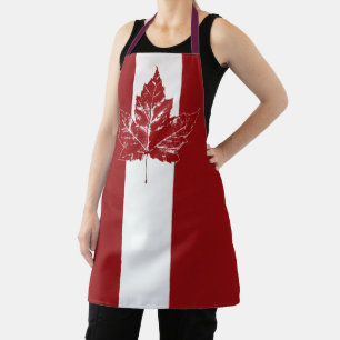 Canada Aprons Cool Retro Canada Souvenir Aprons