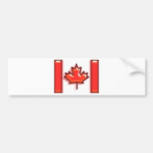 Canada (artist flag) bumper sticker