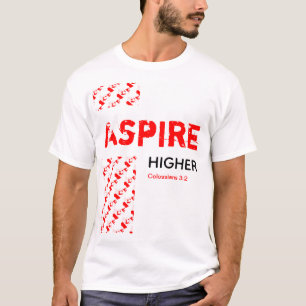Canada ASPIRE HIGHER Christian Scripture T-Shirt