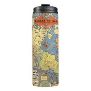 Canada At War Thermal Tumbler