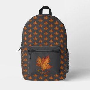 Canada Backpack Canada Maple Leaf Bag Customizable