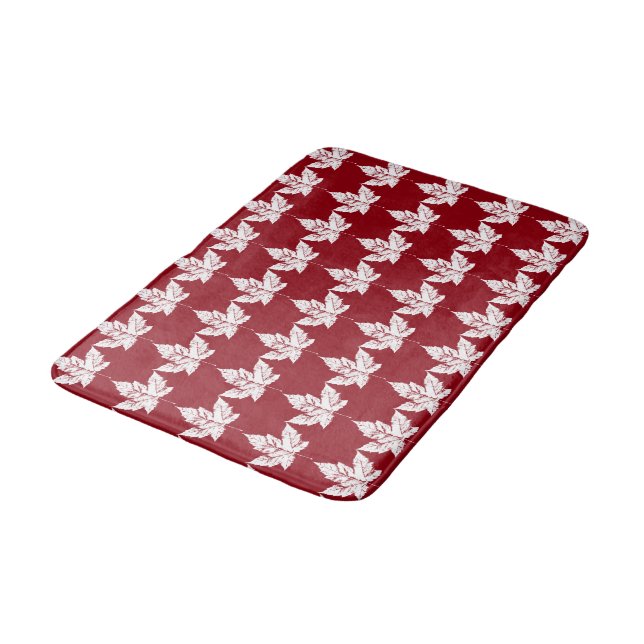 Canada Bath Mat Cool Custom Canada Souvenir Decor (Angled)