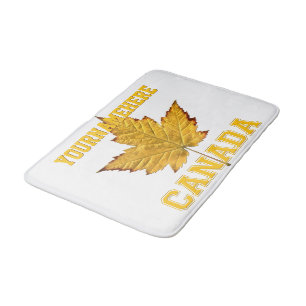 Canada Bath Mat Custom Varsity Canada Souvenir