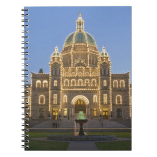 Canada, BC, Victoria, BC Legislature Building at Notebook