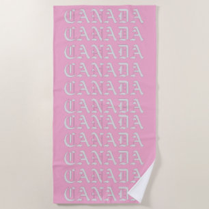 CANADA  BEACH TOWEL