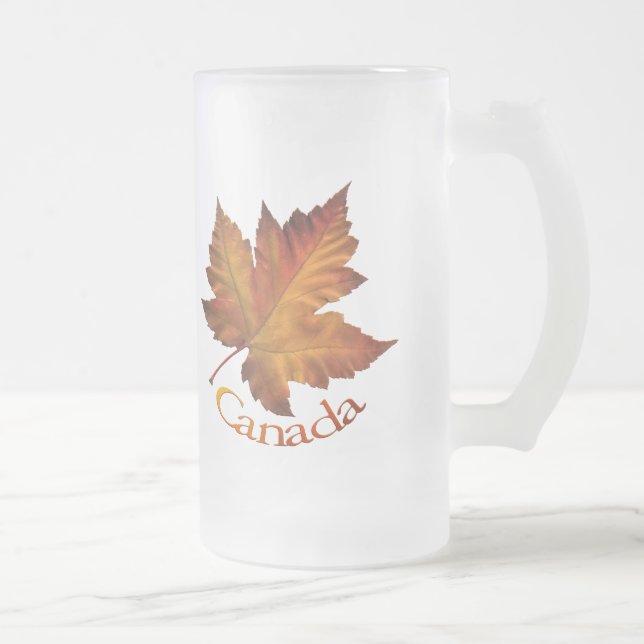 Canada Beer Mug Autumn Canada Souvenir Glasses (Right)