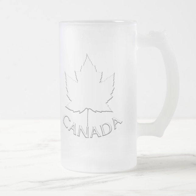 Canada Beer Mug Canada Maple Leaf Souvenir Glasses (Right)
