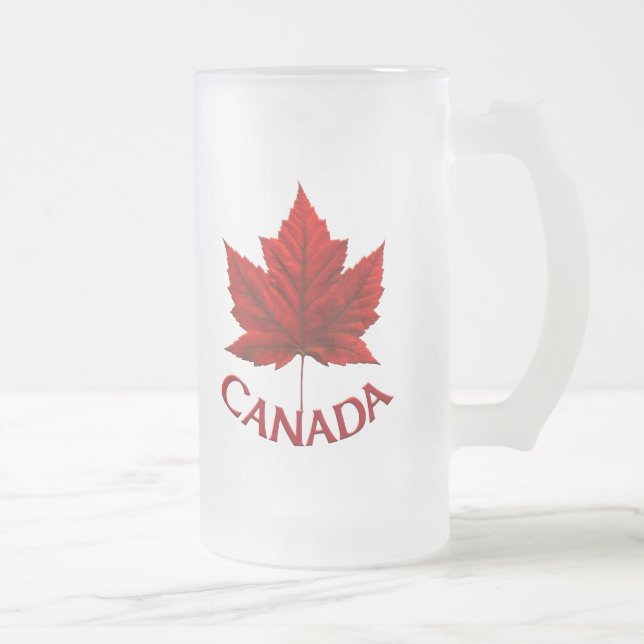 Canada Beer Mug Canada Maple Leaf Souvenir Glasses (Right)