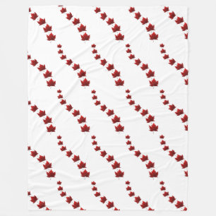 Canada Blanket Canada Flag Souvenir Fleece Blanket