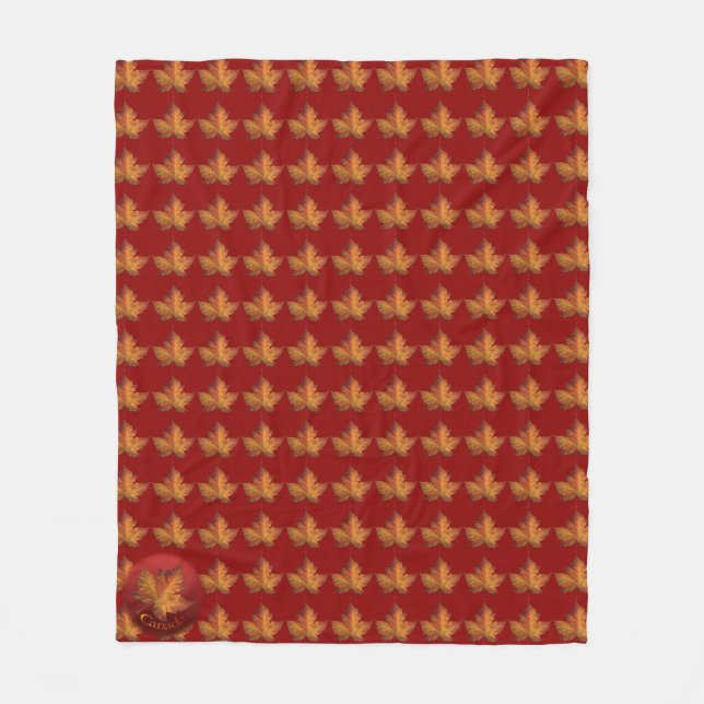 Canada Blanket Canada Maple Leaf Souvenir Blanket (Front)