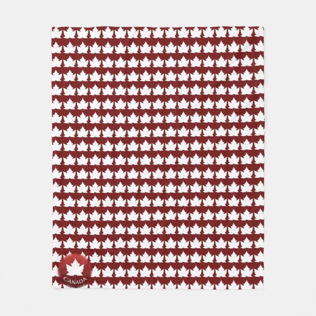 Canada Blanket Canada Souvenir Fleece Blanket (Front)