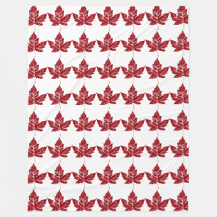 Canada Blanket Cool Canada Souvenir Fleece Blanket