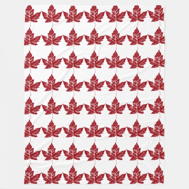Canada Blanket Cool Canada Souvenir Fleece Blanket (Front)