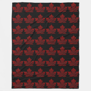 Canada Blanket Cool Canada Souvenir Fleece Blanket