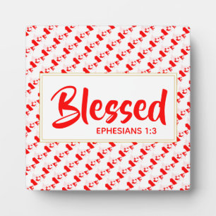 CANADA Blessed Christian Scripture Ephesians Plaque