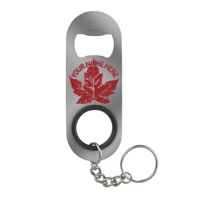 Canada Bottle Opener Custom Cool Canada Souvenirs (Back)